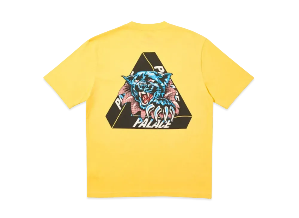 PALACE Ripped T-Shirt "Yellow"