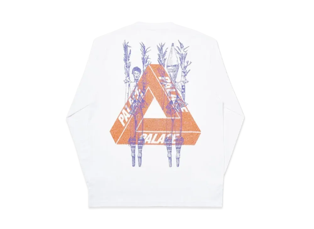 PALACE Pair Of Hippys Longsleeve "White"