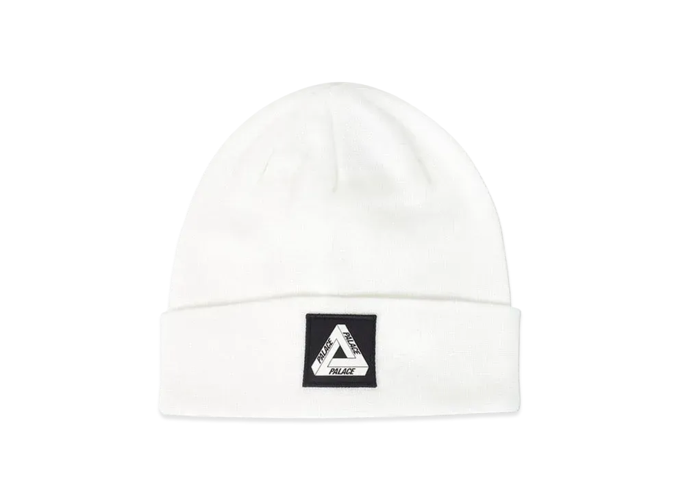 PALACE Patch Beanie "White"