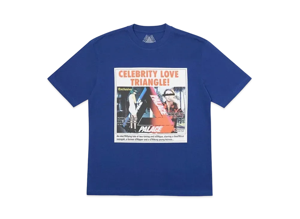 PALACE Love Triangle T-Shirt "Blue"