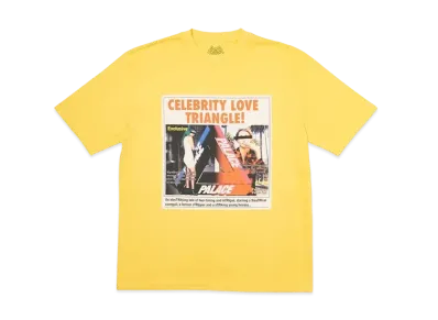 PALACE Love Triangle T-Shirt "Yellow"