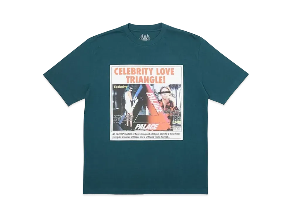 PALACE Love Triangle T-Shirt "Green"