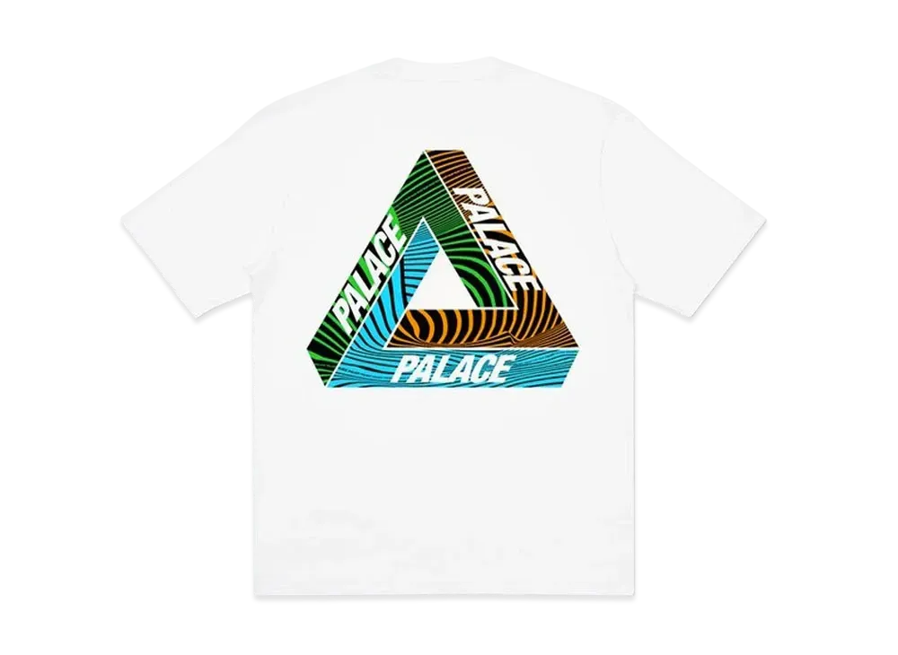 パレス Tri テックス Tシャツ "ホワイト"