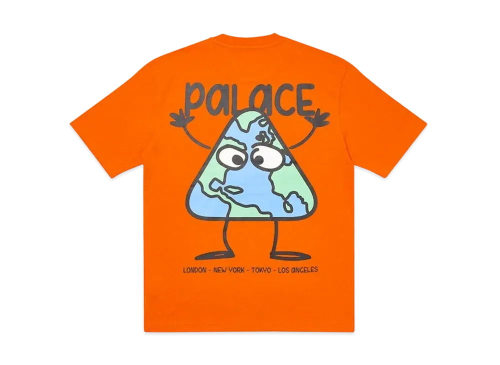 PALACE Globlerone T-Shirt "Orange"