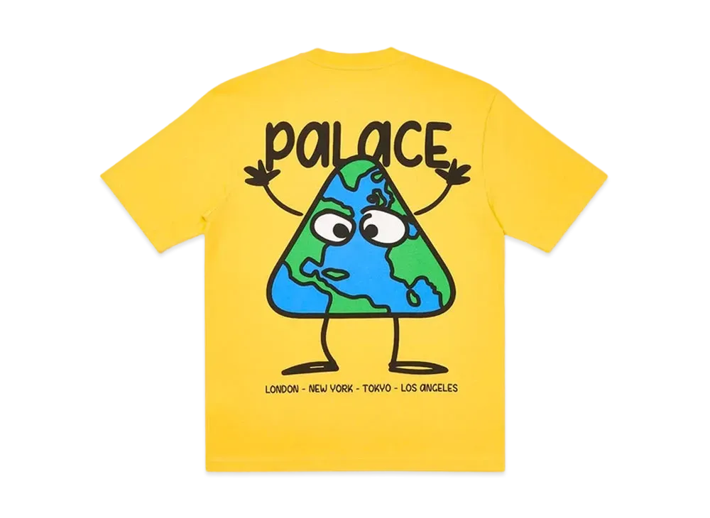 PALACE Globlerone T-Shirt "Yellow"