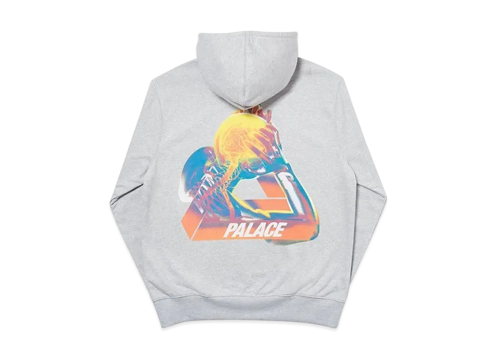PALACE Tri-Gaine Hood "Grey"