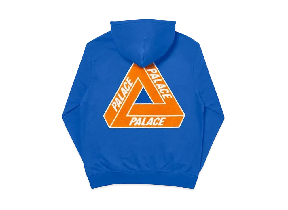 PALACE Tri-Chenille Hood "Blue"
