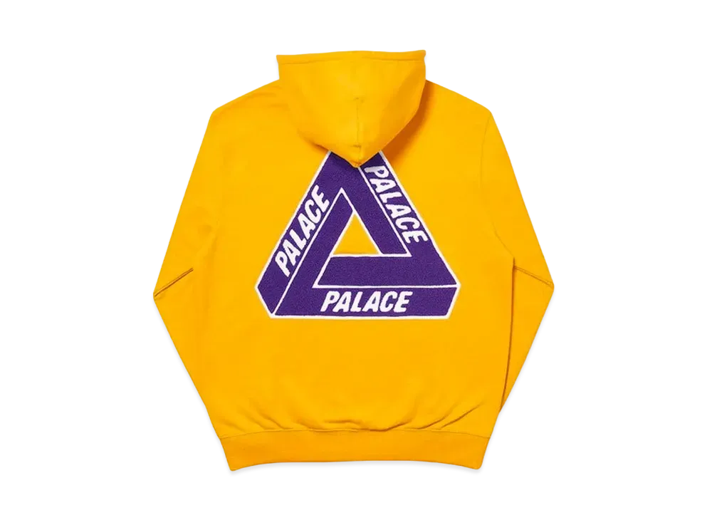 パレス Tri シェニール フーディー "イエロー"