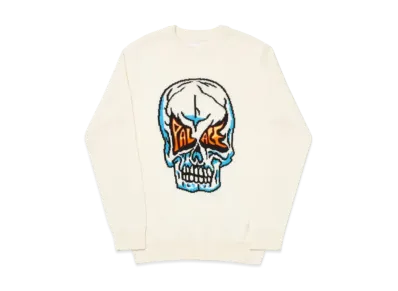 PALACE Skull Knit "White"