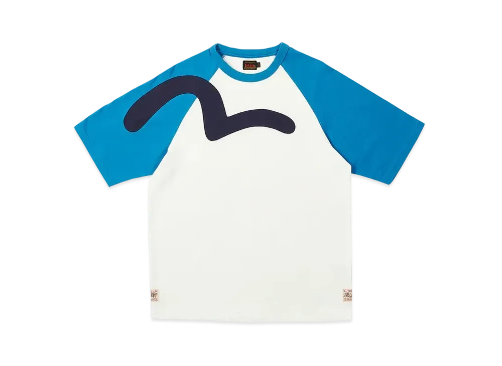PALACE EVISU Seagull Raglan T-Shirt "Off White"