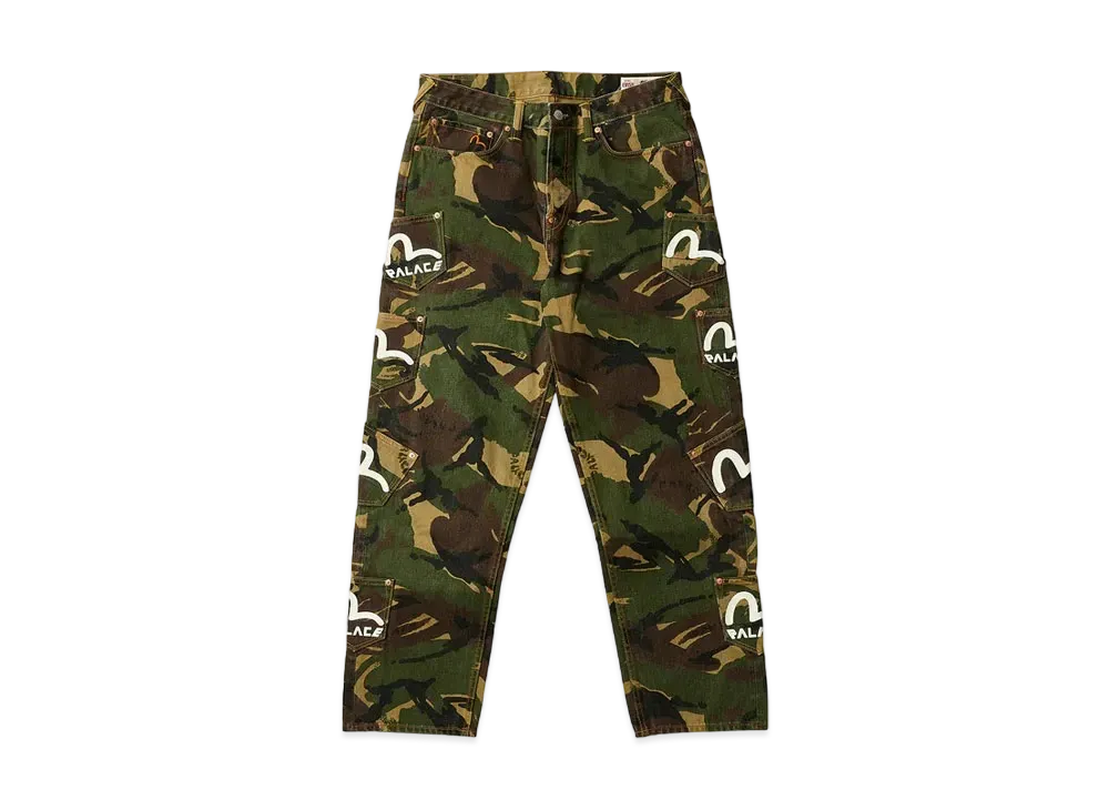 PALACE EVISU Denim Jean "Camo"
