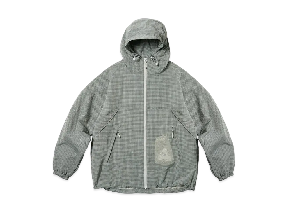 PALACE Y-Ripstop Shell Jacket "Steel Grey"