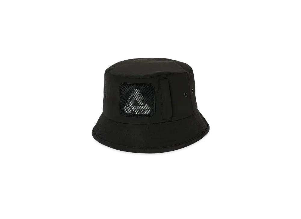 PALACE Y-Ripstop Shell Bucket "Black"