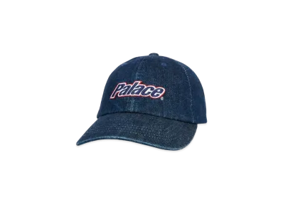 PALACE Lowercase Washed Denim 6-Panel "Indigo"