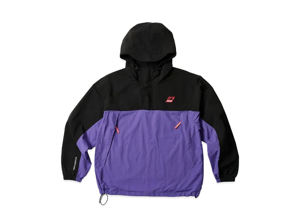 PALACE NEW BALANCE Pop Over Shell Jacket "Black / Purple"