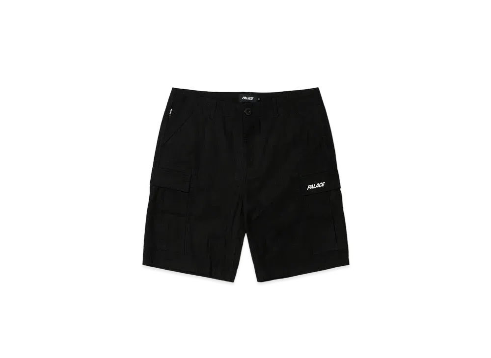 PALACE Ripstop Cotton Cargo Short "Black"