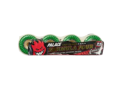PALACE SPITFIRE Conical Full Formula Four Natural Wheels "White / Green" 54Mm