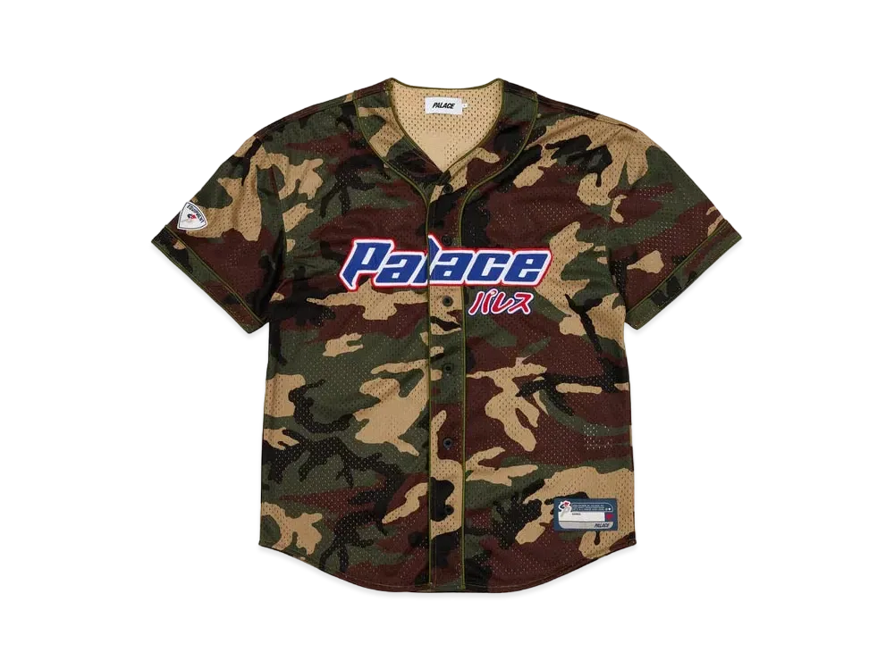 PALACE Kawaii Baseball Jersey "Camo"