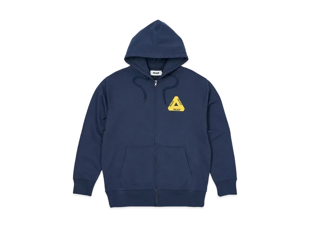 PALACE Tri-Puff Print Zip Hood "Navy"