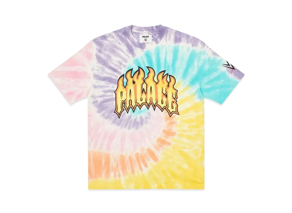 PALACE WWE Dude T-Shirt "Tie-Dye"