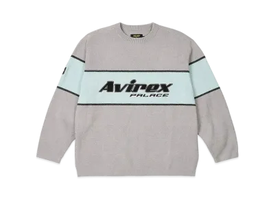 PALACE Avirex Chenille Knit "Grey"