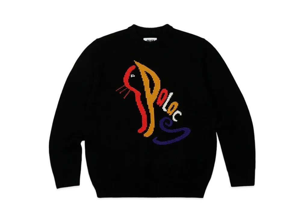 PALACE Cat Knit "Black"