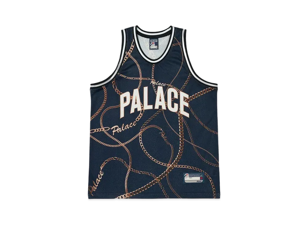 PALACE Chain Basketball Vest "Navy"