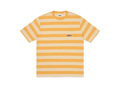 PALACE Block Stripe T-Shirt "Amber Nectar"