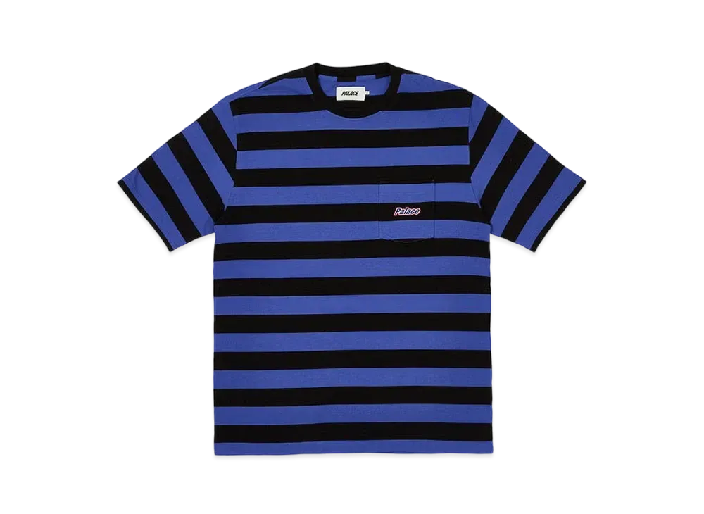 PALACE Block Stripe T-Shirt "Black"