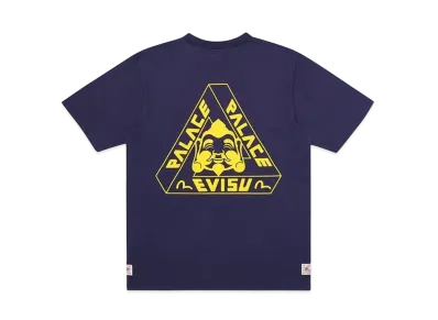 PALACE / Evisu T-Shirt "Navy"