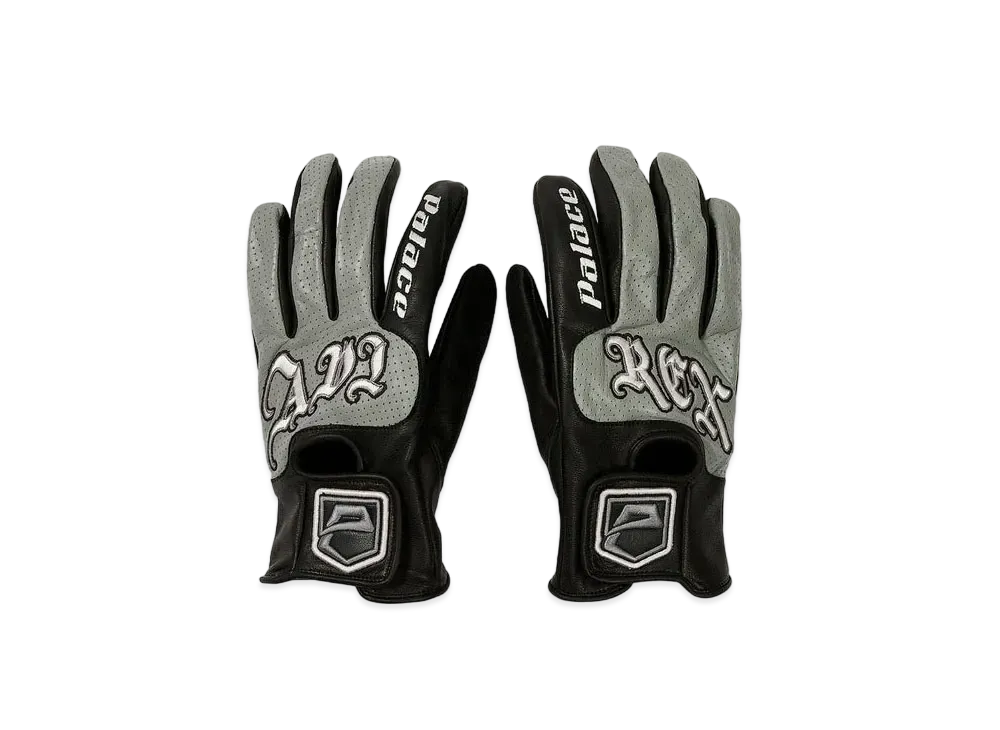 PALACE Avirex Leather Gloves "Black"