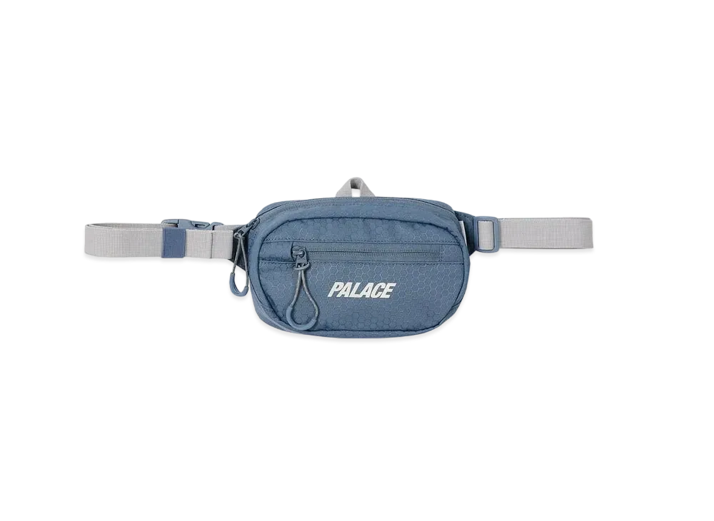 PALACE Cordura Eco Hex Ripstop Mini Waist Bag "Slate Grey"