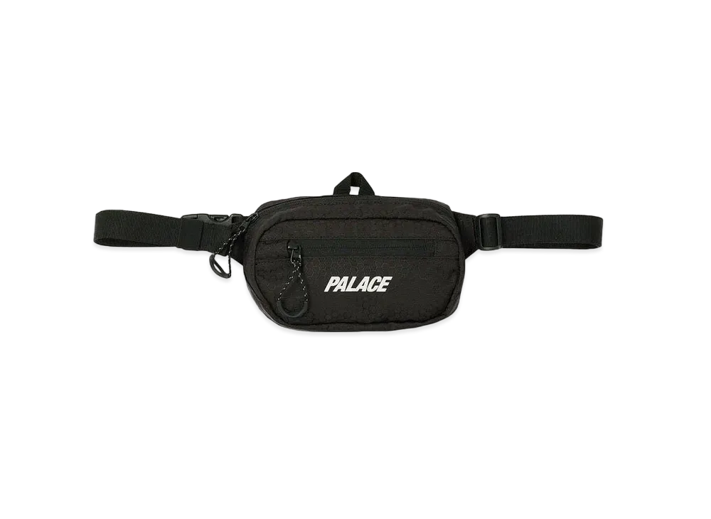 PALACE Cordura Eco Hex Ripstop Mini Waist Bag "Black"