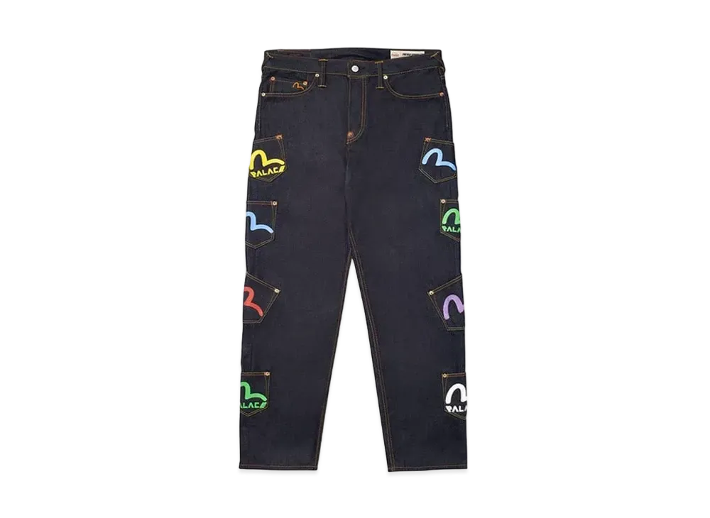 パレス エヴィス マルチ ポケット ジーンズ "ブラック"