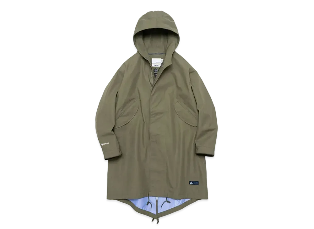 PALACE x nanamica GORE-TEX Hooded Coat "Sage Green"