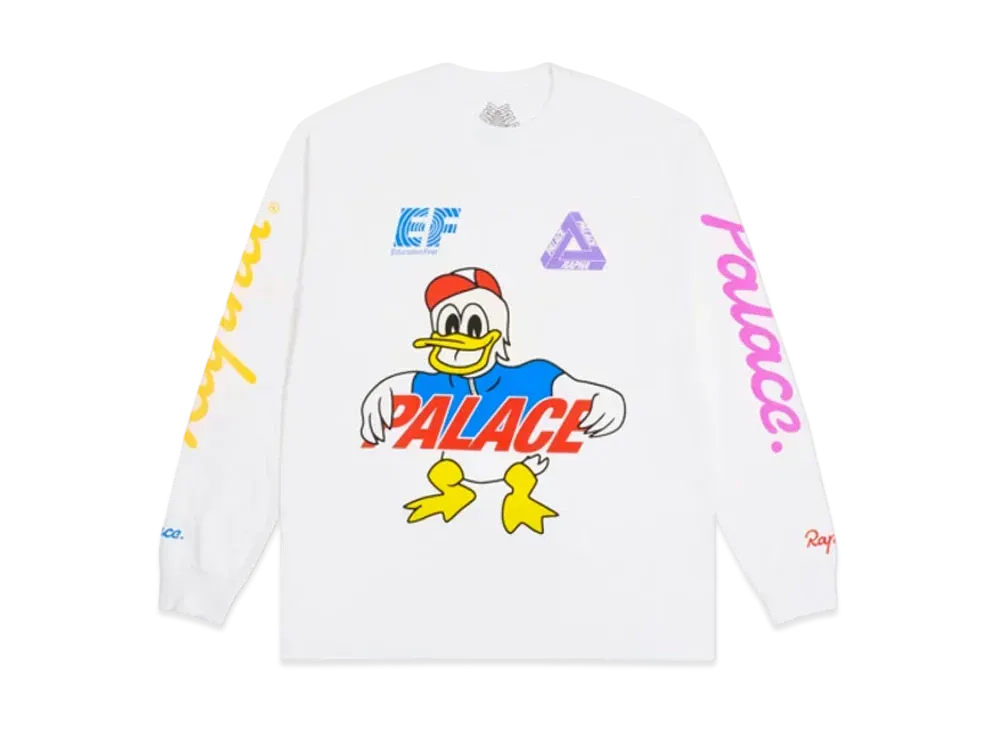 PALACE / Rapha Off Bike Longsleeve "White"