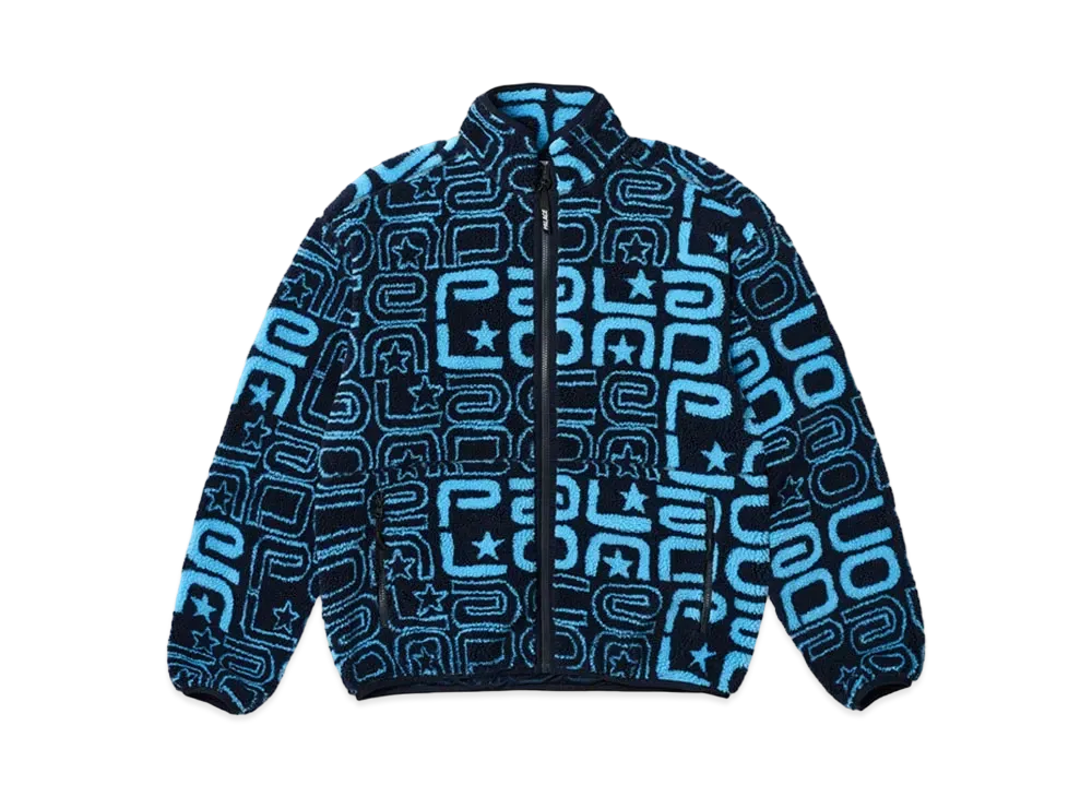 PALACE Joyrex Fleece Jacket "Navy"