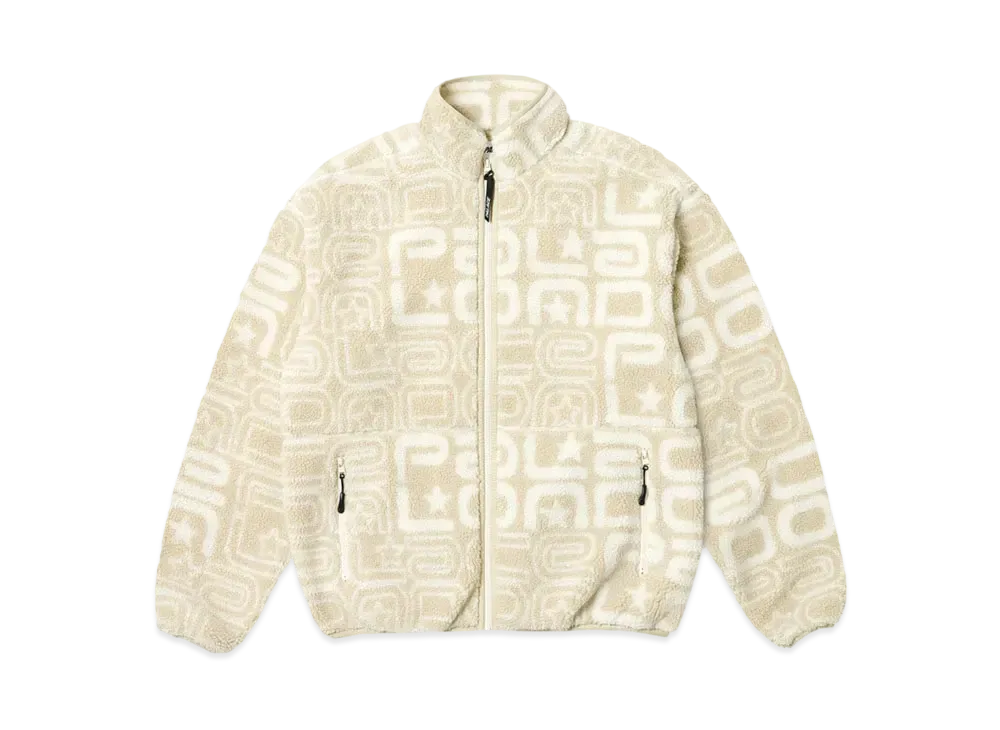 PALACE Joyrex Fleece Jacket "Stone"
