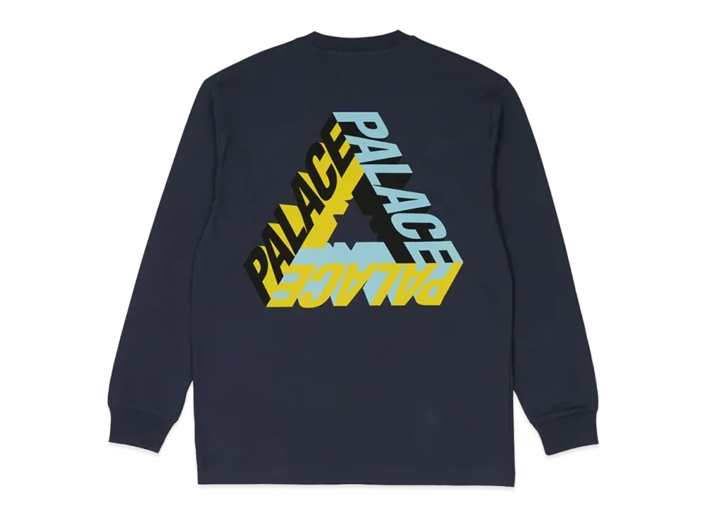 PALACE P-3D Longsleeve "Navy"