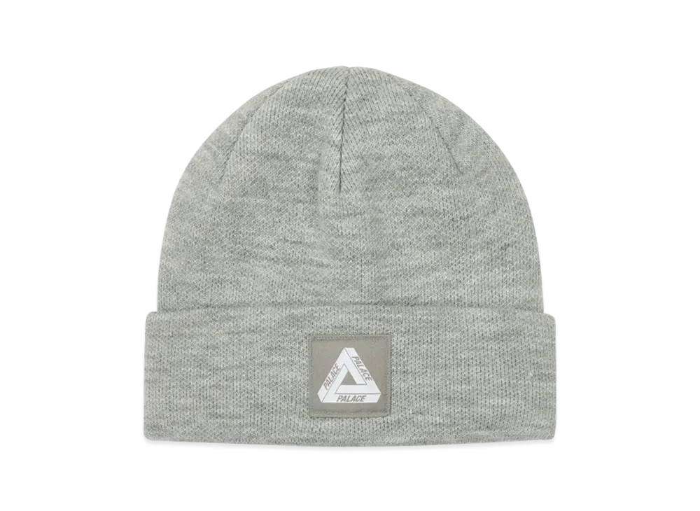 PALACE Tri-Ferg Patch Beanie "Gray Marl"