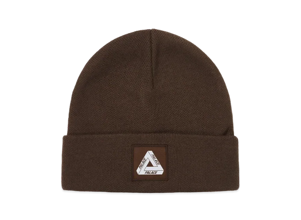 PALACE Tri-Ferg Patch Beanie "Nice Brown"