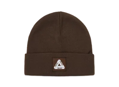 PALACE Tri-Ferg Patch Beanie "Nice Brown"
