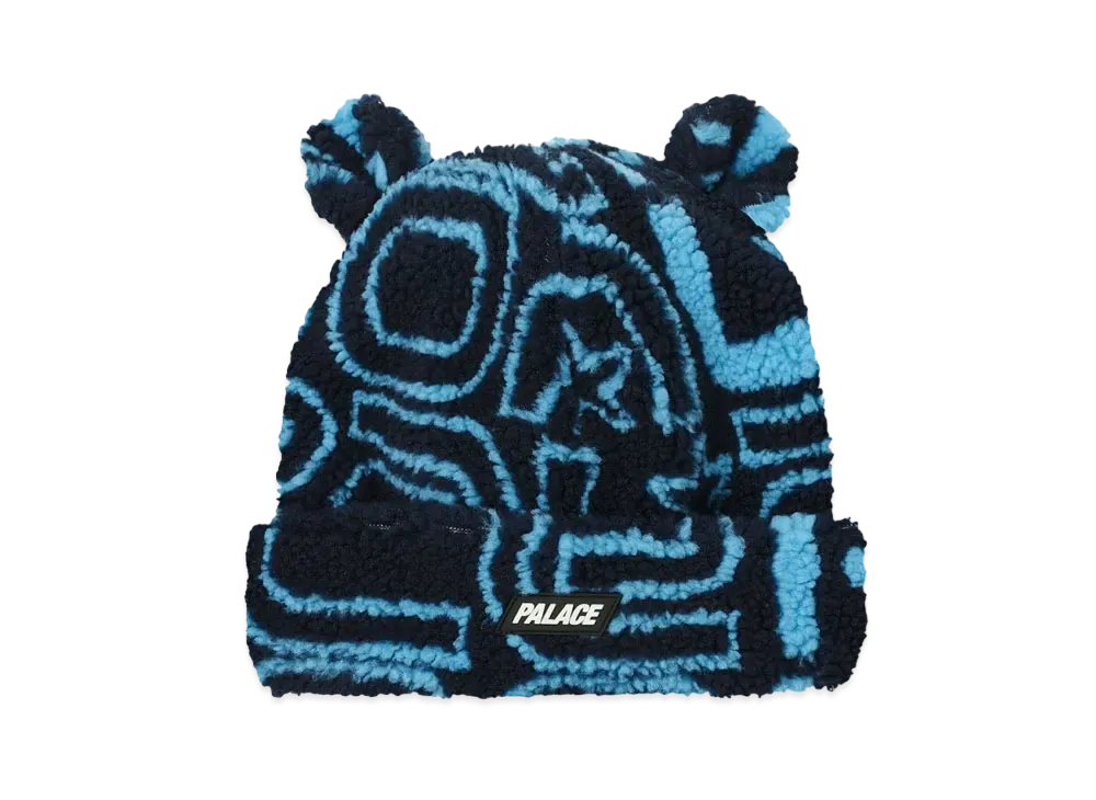 PALACE Joyrex Fleece Ears Beanie "Navy"