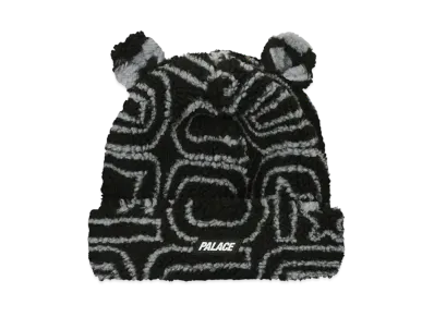 PALACE Joyrex Fleece Ears Beanie "Black"