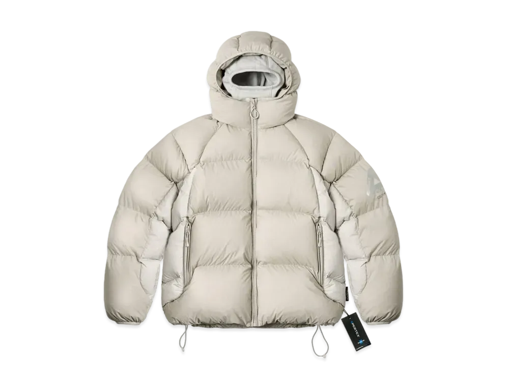 PALACE Pertex Matte Balaclava Puffa "Stone Arctica"