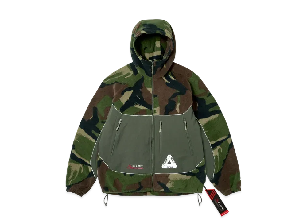 PALACE Polartec 3M Hooded Jacket "Woodland Camo"