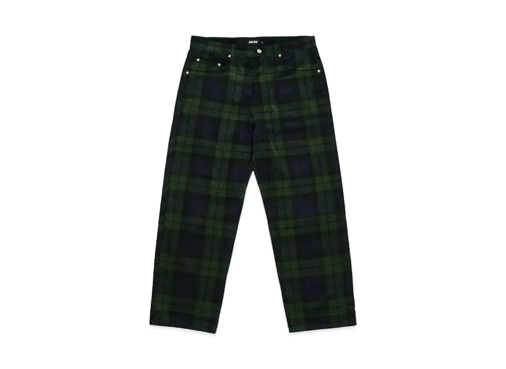 PALACE Cord Baggies "Tartan"