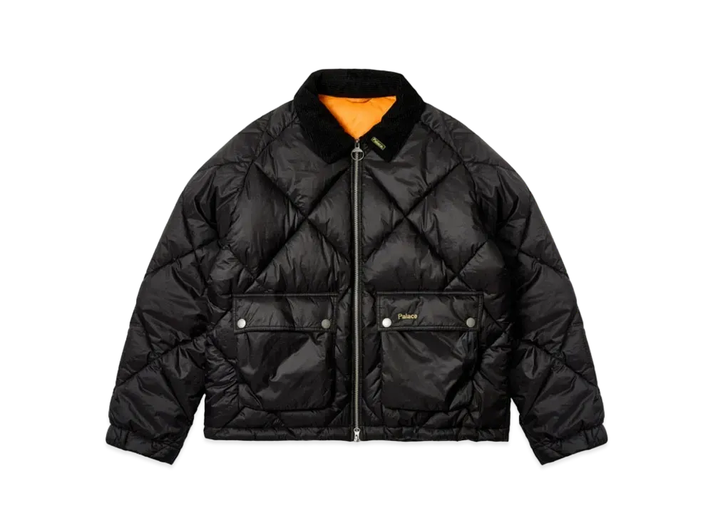 PALACE x BARBOUR Puffer "Black"