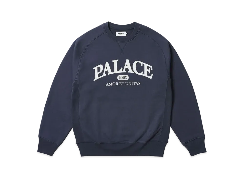 PALACE Unitas Crew "Navy"