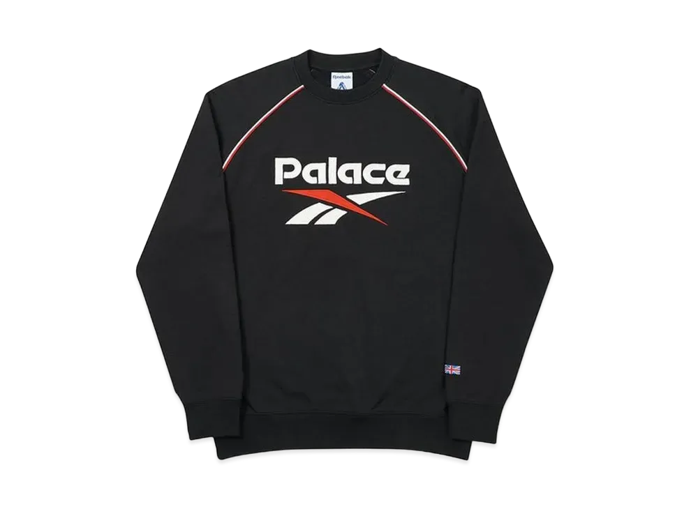 PALACE Reebok P-Bok Crew "Black"